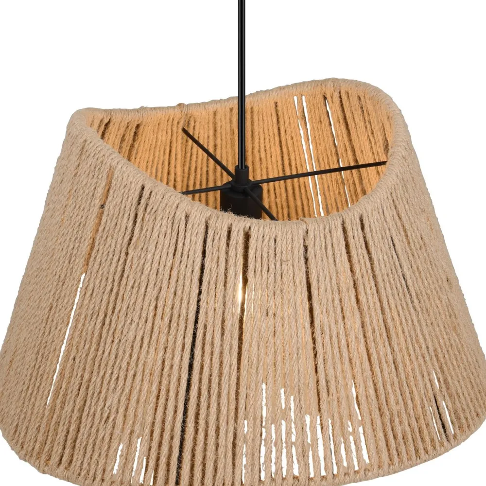 Riippuvalaisin Valerie, E27, luonnollinen väri/juutti*Trio Outlet