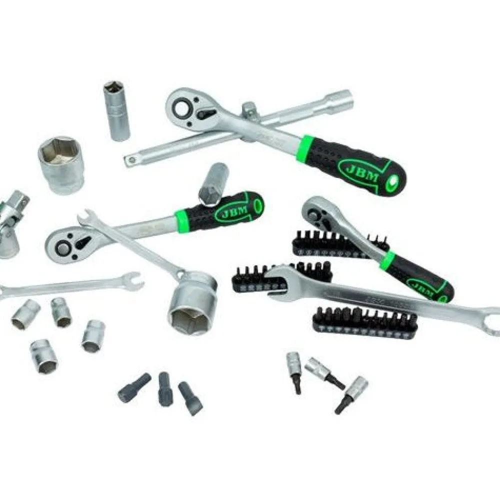 Clearance Räikkä- ja hylsysarja 1/4"+3/8"+1/2", 216 osaa Käsityökalut|Vääntötyökalut
