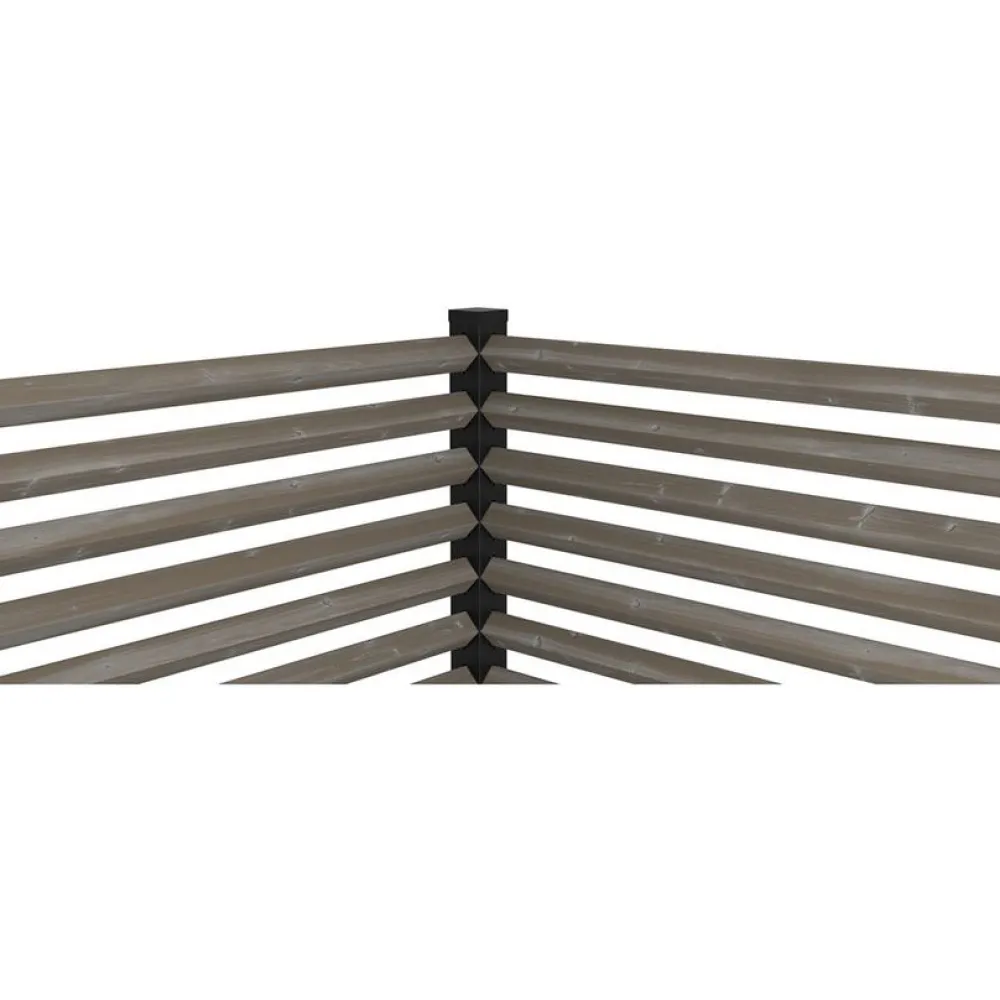 Rima Öckerö Linax 1490x45x45mm, harmaa, 6kpl*JABO New
