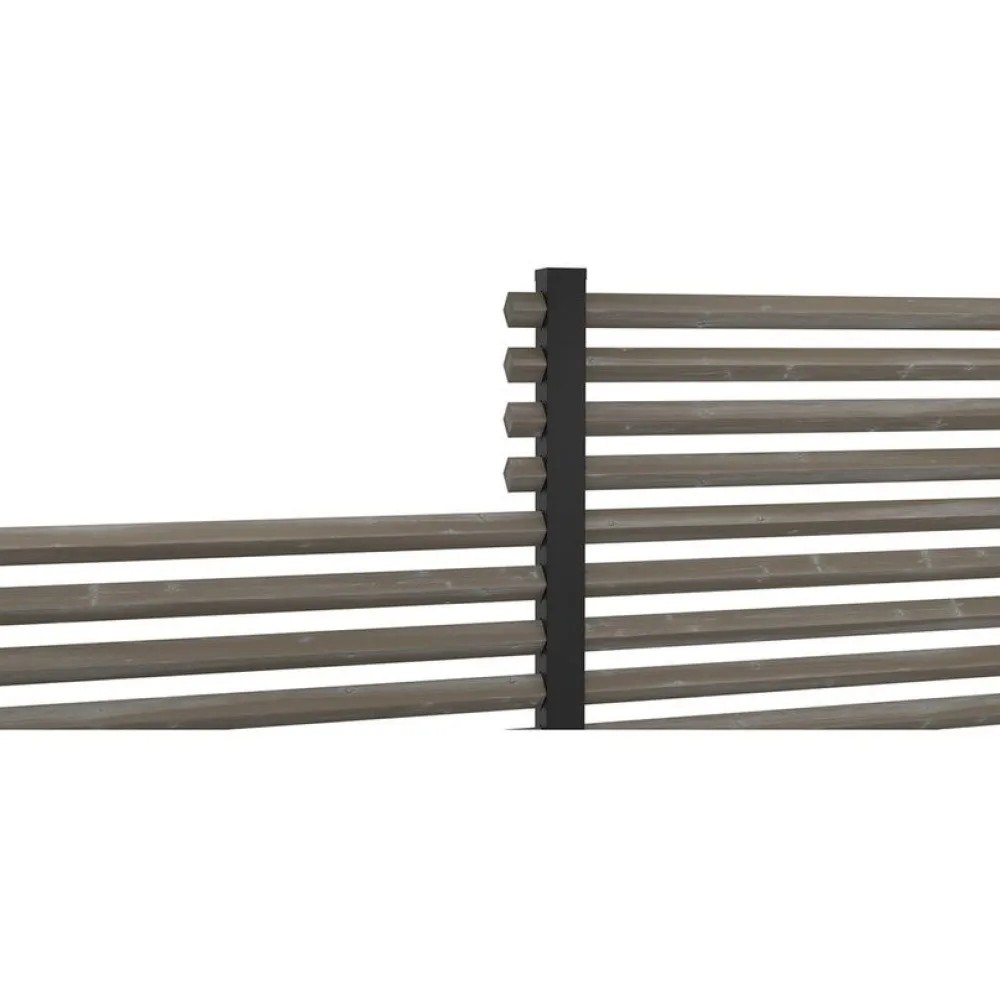 Rima Öckerö Linax 1490x45x45mm, harmaa, 6kpl*JABO New