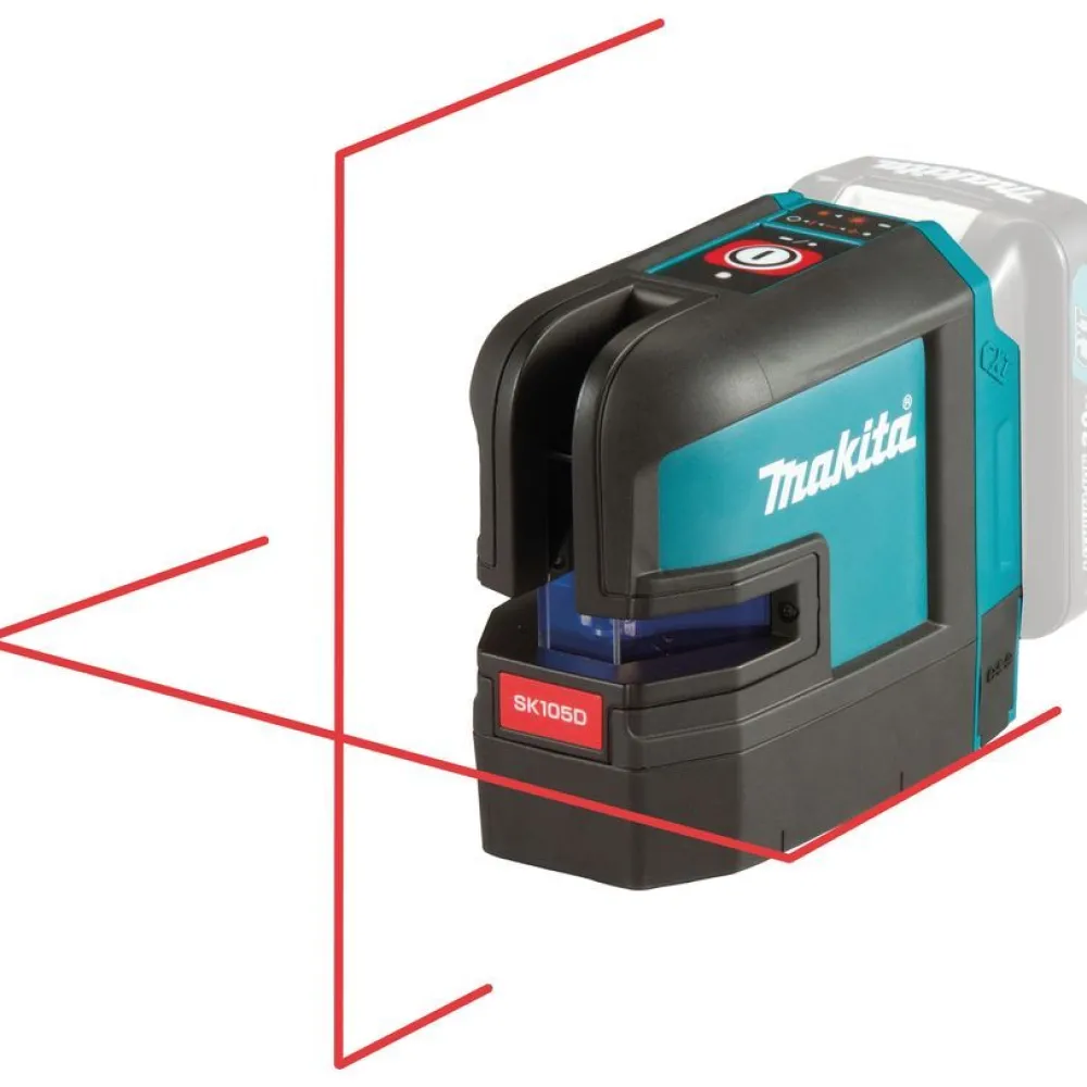 Ristiviivalaser SK105GDZ punainen ilman akkua*Makita Outlet