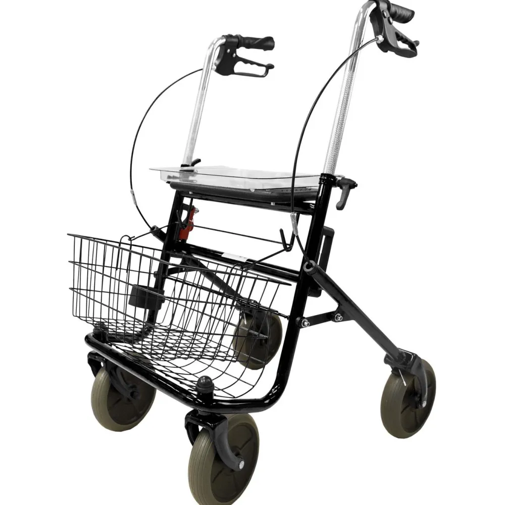 Discount Rollaattori , sisä- ja ulkokäyttöön, musta Kulkuneuvot