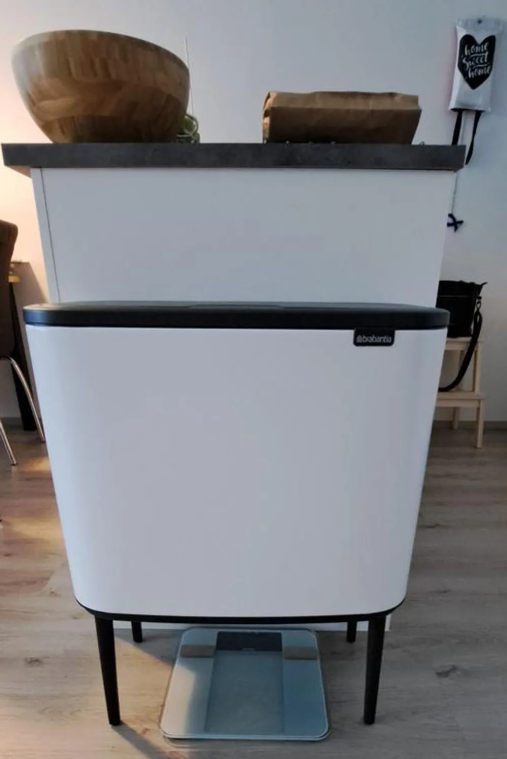 Roska-astia Bo Touch 3x11 L Matt Black*Brabantia