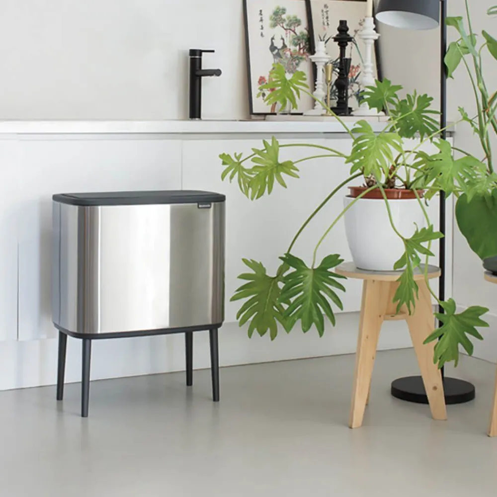 Roska-astia Bo Touch 11+23 L Matt Steel Fingerprint Proof*Brabantia Online