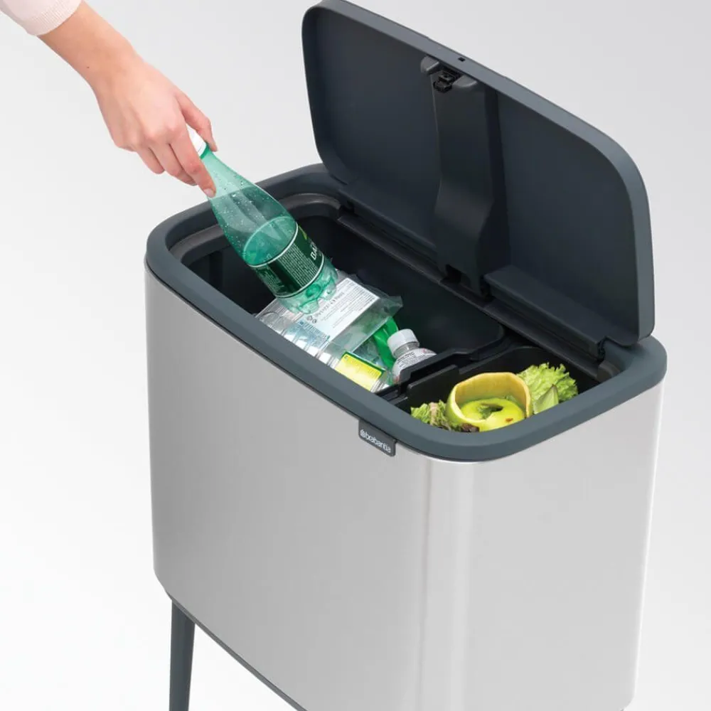 Discount Roska-astia Bo Touch Bin 11x23L eri värejä Keittiötarvikkeet