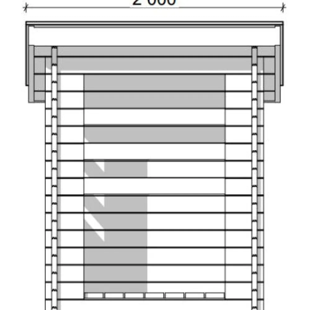 Roskakatos J1, 900x1600mm*LP Garden Outlet