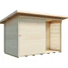Roskakatos/pihavarasto 660 Ookila, 5.1m², liukuovella*Luoman Lillevilla Online