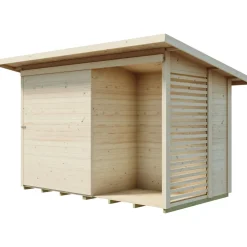 Roskakatos/pihavarasto 660 Ookila, 5.1m², liukuovella*Luoman Lillevilla Online