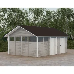 Sale Roskakatos RK25V, 6040x4236mm, 25.6m², puuvalmis Roskakatokset