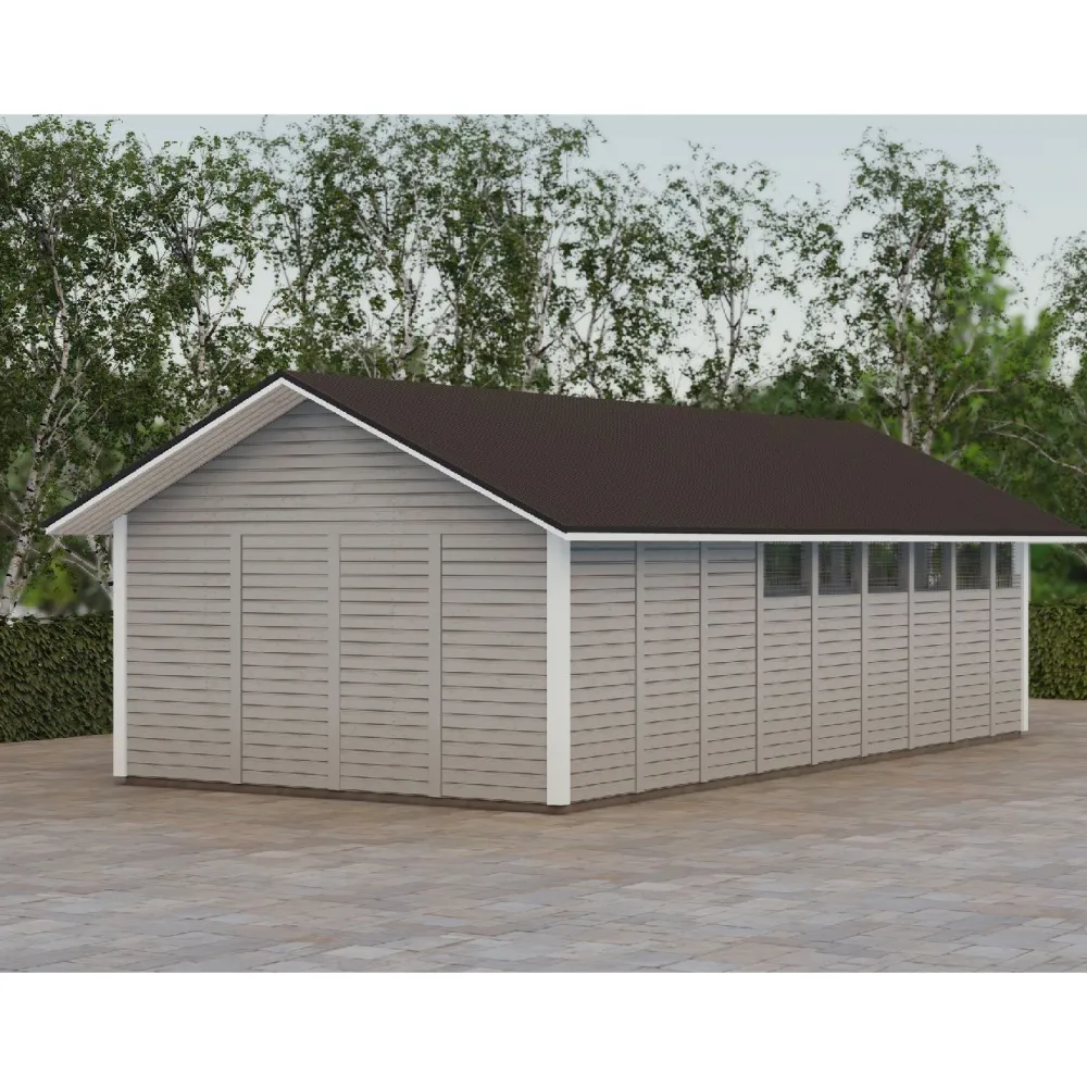 New Roskakatos RK38V, 9040x4236mm, 38.3m², puuvalmis Roskakatokset