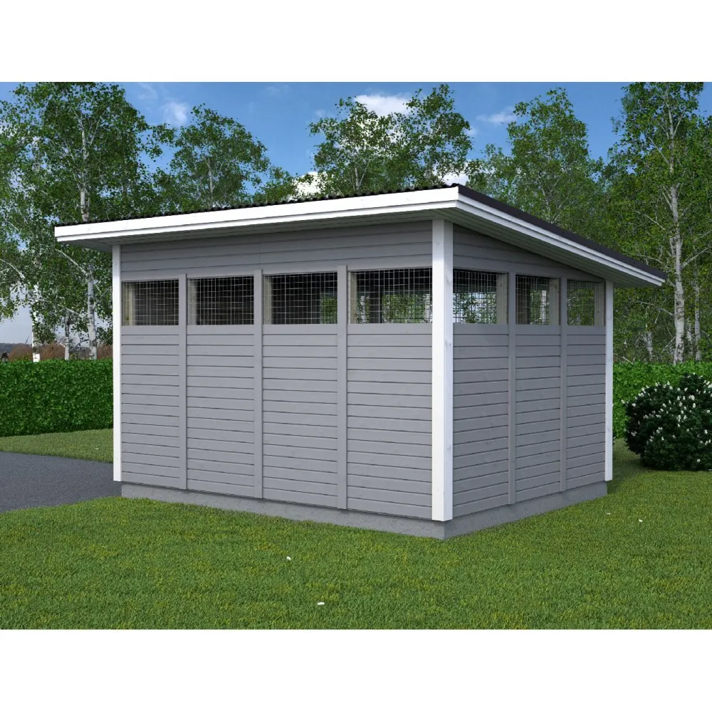 Roskakatos RK13, 4040x3226mm, 13.1m², puuvalmis*Timburg Hot