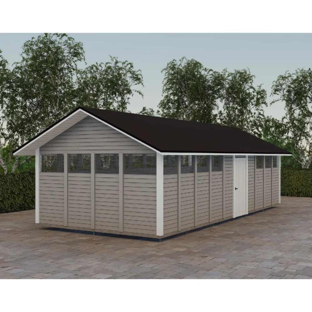 Hot Roskakatos RK43, 10040x4236mm, 42.5m², puuvalmis Roskakatokset