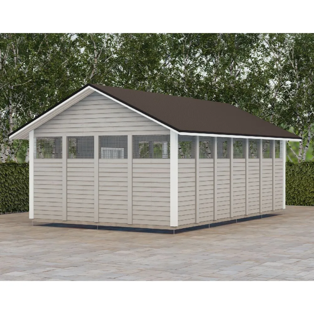 Hot Roskakatos RK30, 7040x4236mm, 29.8m², puuvalmis Roskakatokset