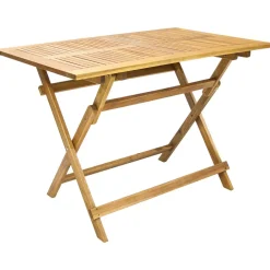 Sale Ruokailuryhmä Finlay, 110x75 cm, 4 tuolia, ruskea Puiset Puutarhakalusteet|Ruokailuryhmät Ulos