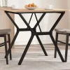 Ruokapöydän jalat Y-muoto 70x70x73 cm valurauta (57932) Huonekalut