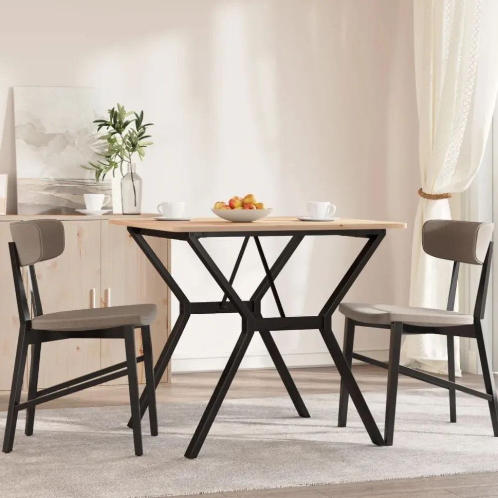 Ruokapöydän jalat Y-muoto 70x70x73 cm valurauta (57932) Huonekalut