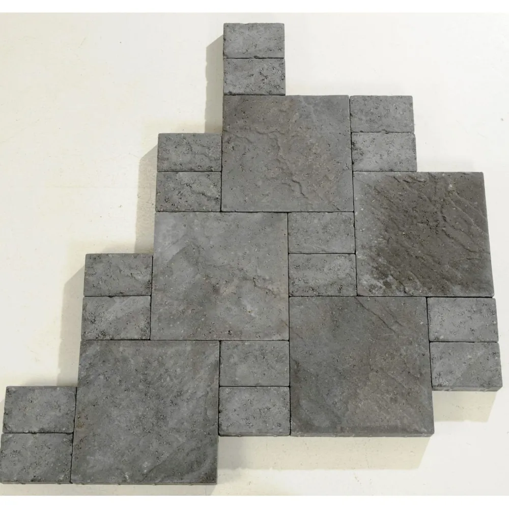 Discount Rustiikkilaatta 418x418x60mm harmaa Betonilaatat