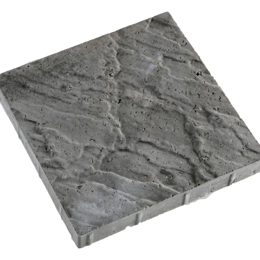 Discount Rustiikkilaatta 418x418x60mm harmaa Betonilaatat