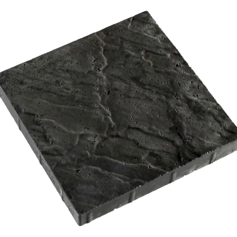 Clearance Rustiikkilaatta 418x418x60mm musta Betonilaatat