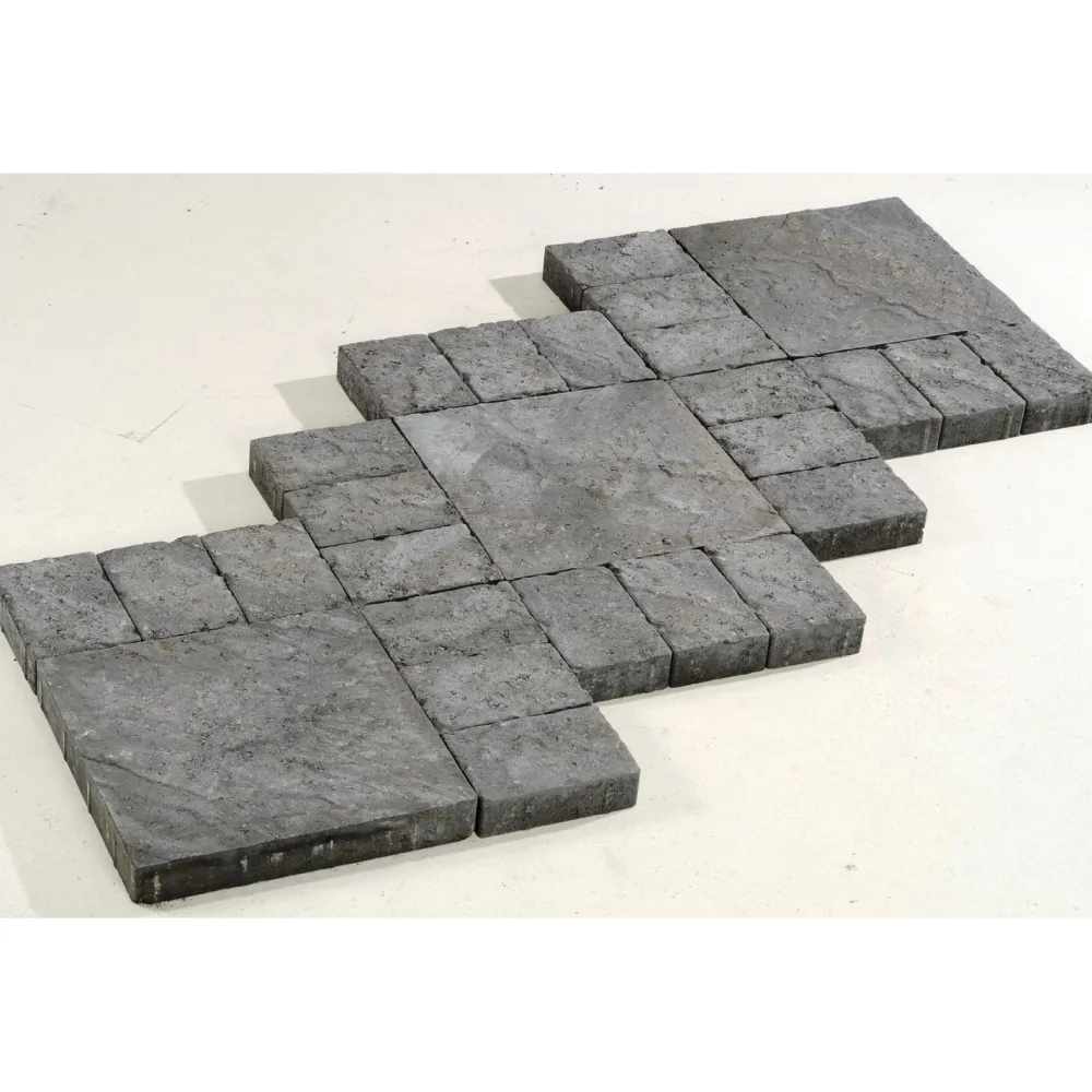 Clearance Rustiikkilaatta 418x418x60mm musta Betonilaatat