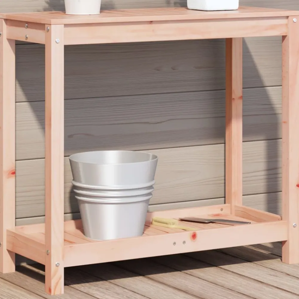Online Ruukutuspöytä hyllyllä, eri kokoja, värejä ja materiaaleja (33973) Kasvihuonetarvikkeet