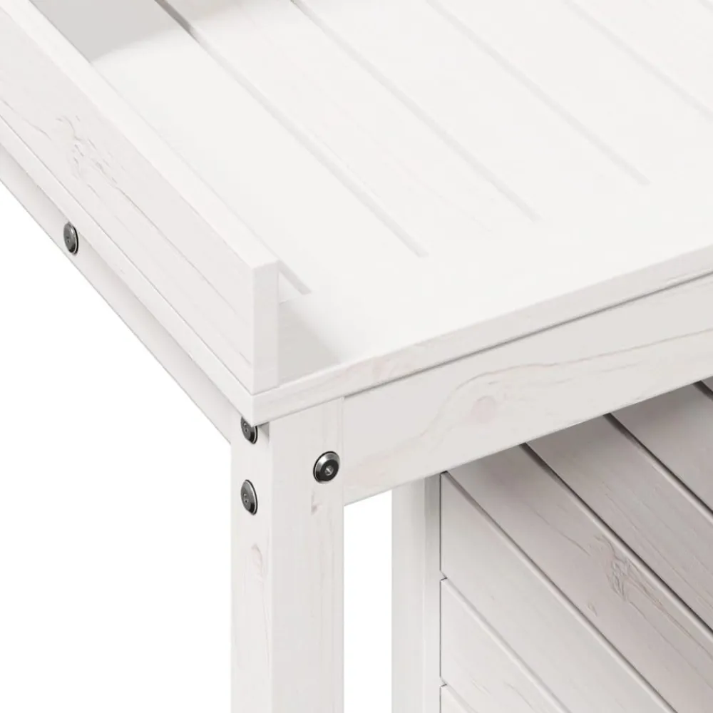 Sale Ruukutuspöytä hyllyllä, 82,5x50x109,5 cm, eri värejä (33976) Kasvihuonetarvikkeet
