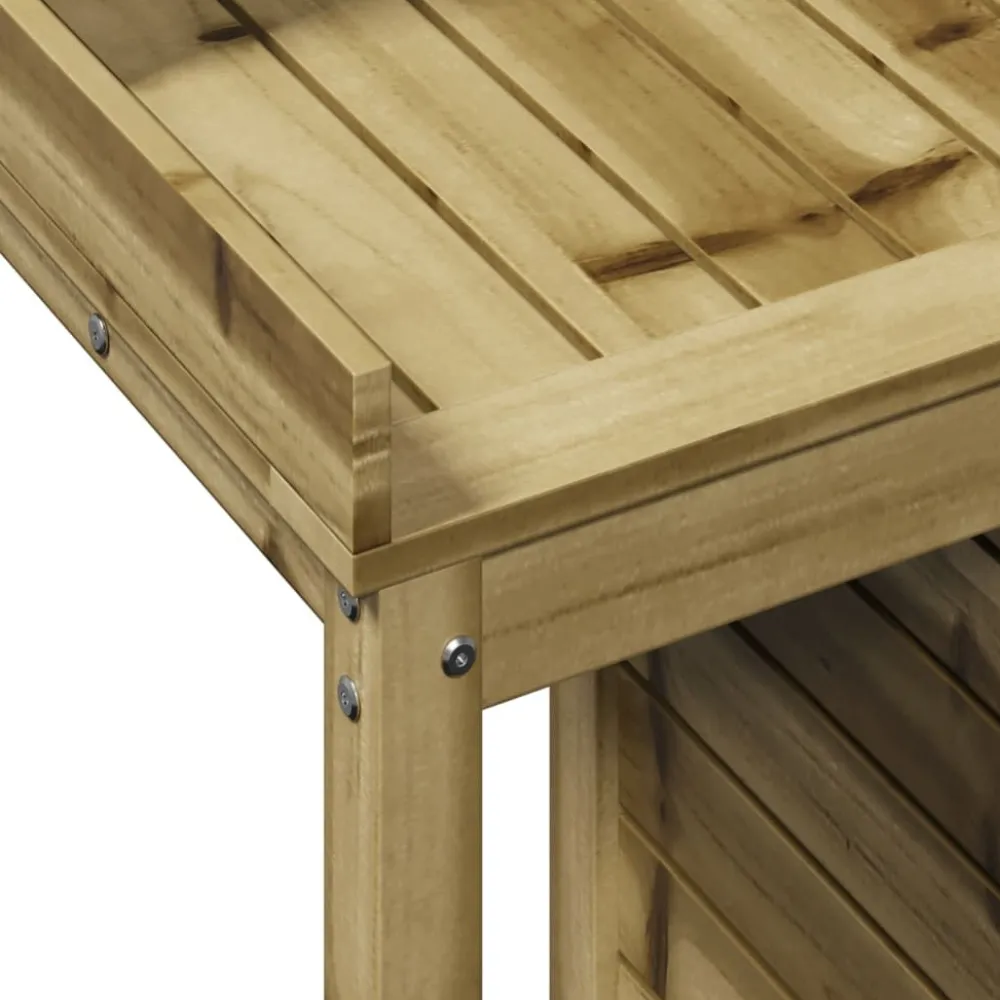Sale Ruukutuspöytä hyllyllä, 82,5x50x109,5 cm, eri värejä (33976) Kasvihuonetarvikkeet