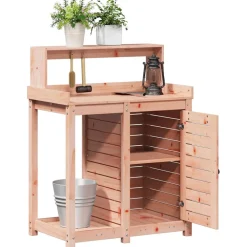 Sale Ruukutuspöytä hyllyllä, 82,5x50x109,5 cm, eri värejä (33976) Kasvihuonetarvikkeet