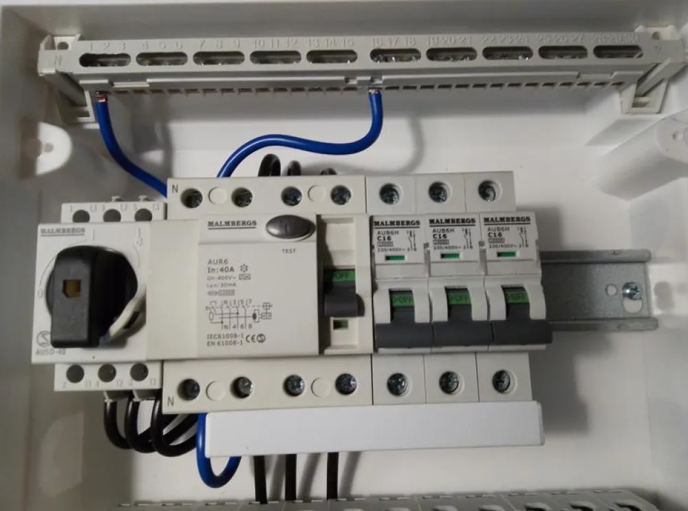 Ryhmäkeskus 2x12 modulia, IP40 uppoasennus*Malmbergs Discount