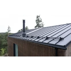 Sadevesijärjestelmä puolipyöreä: vesikouru 4.0m ø125mm, eri värejä*Ruukki Discount
