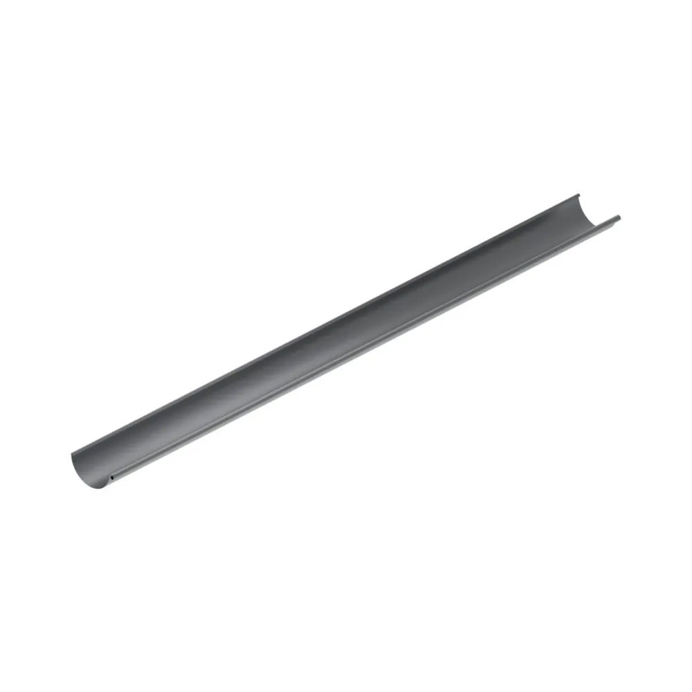 Sadevesijärjestelmä puolipyöreä: vesikouru 4.0m ø125mm, eri värejä*Ruukki Discount