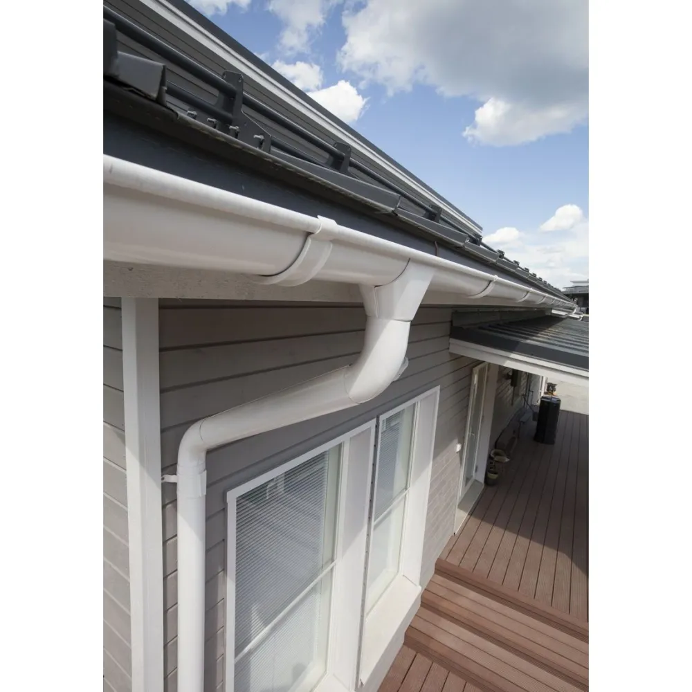 Hot Sadevesijärjestelmä puolipyöreä: syöksytorvi pyöreä 2.5m ø100mm, eri värejä Rännit|Rännit