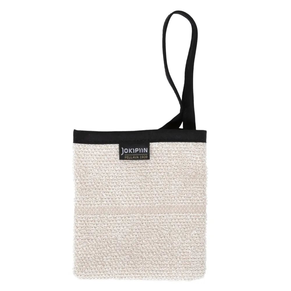 Saippuapesin Laituri 13x13 valkoinen/beige*Jokipiin Pellava