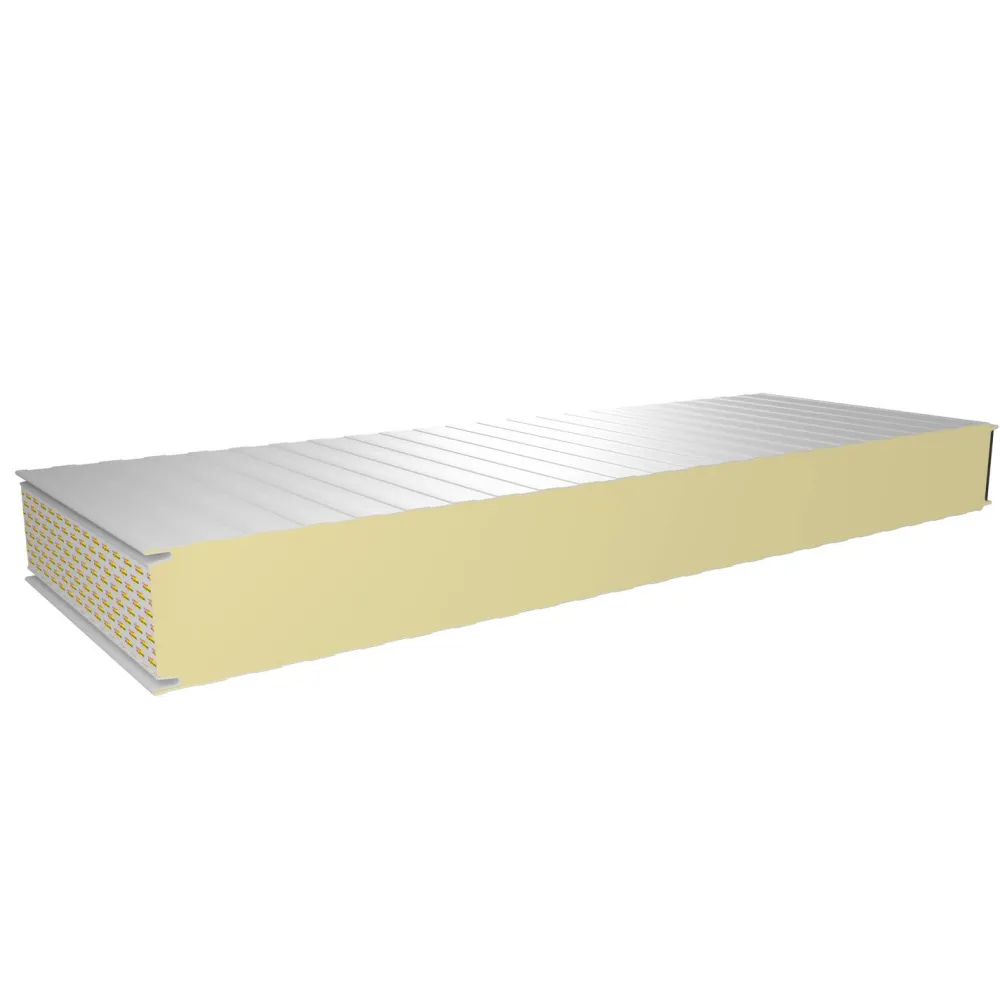 Outlet Sandwich-elementti pelti-PIR-pelti 80 mm 1150x3000 mm valkoinen Sandwich-Elementit