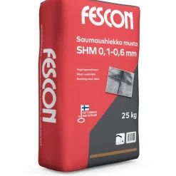 Sale Saumaushiekka SHM musta 25 kg Maa-Ainekset