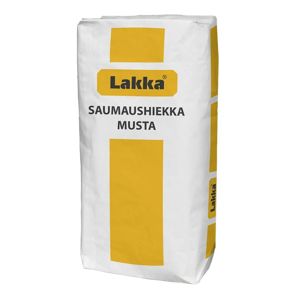 Saumaushiekka Lakka, musta, 20kg*Lakka Rakennustuotteet Clearance