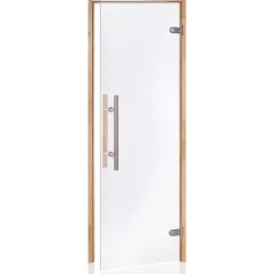 Best Saunan lasiovi Glass Light Premium, leppäkarmi, eri kokoja, eri värejä Saunan Ovet