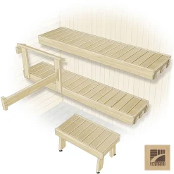 Saunan laudepaketti , puuvalmis, eri vaihtoehtoja*Hermanni Online