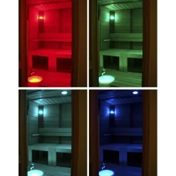 Saunan laudevalaistussarja VPL30C-G217 LED-värinvaihtoprojektorilla + 17 kuitua*Cariitti Sale