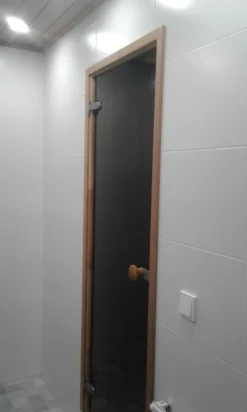 Saunanovisetti kokolasi harmaa 83*Swedoor Sale