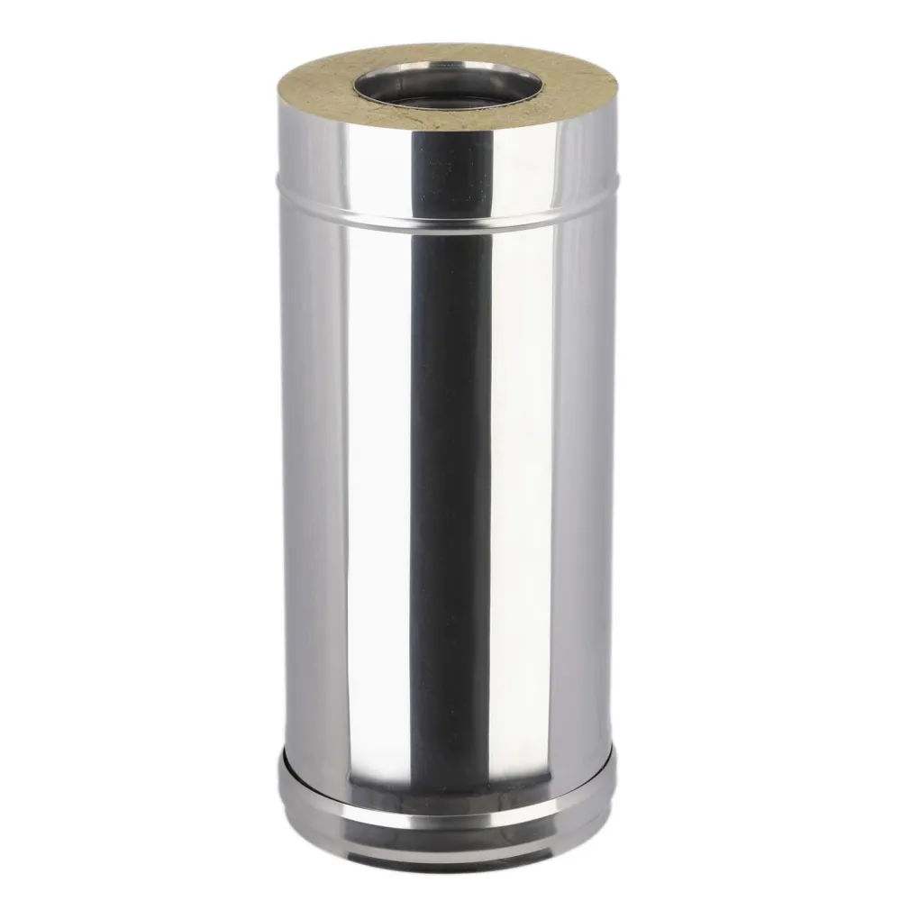Hot Saunan Piippu ECO 500 mm jatko-osa Ø115 mm rst Saunan Savupiiput|Teräspiiput