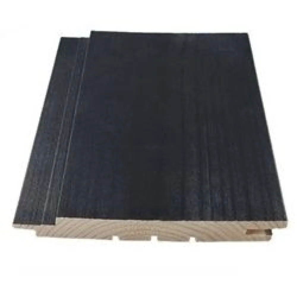 Saunapaneeli STS-3, 14x120mm, TK kuusi, ympäripontattu, saunasuojattu, musta, eri pituuksia*Aarni Discount
