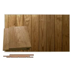 Online Saunapaneeli STS-3, 13x88mm, lämpökäsitelty mänty, tumma Thermo-D, piilonaulattava Saunapaneelit|Saunapaneelit