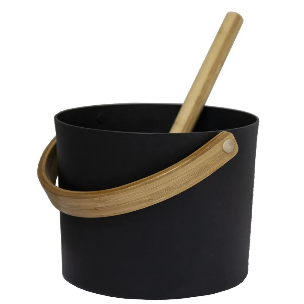 Clearance Saunatarvikesetti SAC10111 mattamusta Saunat|Saunatarvikkeet