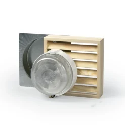 Clearance Saunavalaisin AVH11.1 60W E27 250x250x70 mm vaalea mänty uppoasennus Saunan Seinävalot