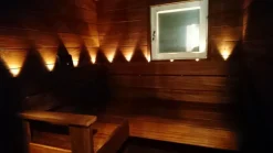 Outlet Saunavalaistussarja VPAC-1527-G211 + LED-projektori + 11 valokuitua Saunan Kuituvalot|Saunavalosarjat