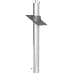 Savupiippu/takan piippu 3m, Ø150mm, rst*Jeremias Discount