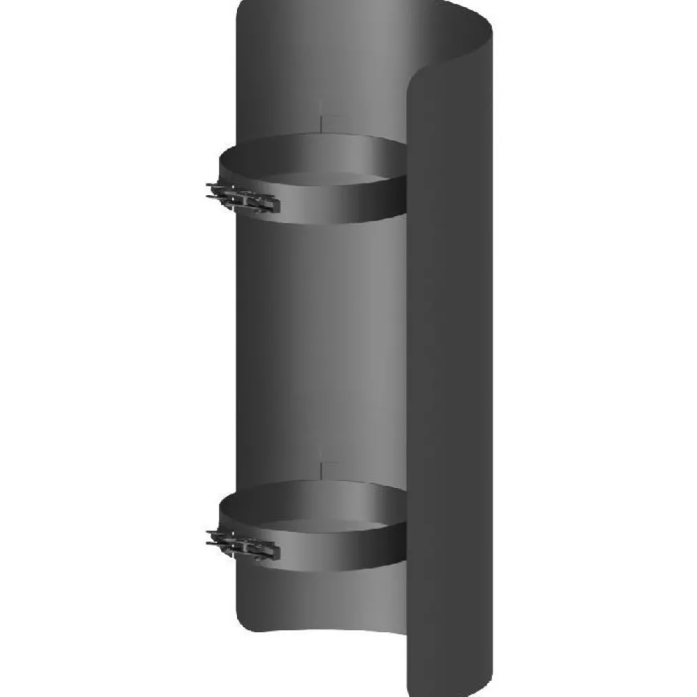Savuputken suoja 500 mm Ø115 Savupiipun Tarvikkeet