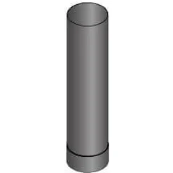 Discount Savuputki/hormi 0,5 m/115 mm Musta Valmispiiput|Saunan Savupiiput