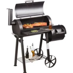 Sale Savustusgrilli Smoker 122 x 127 x 63 cm musta Savustimet